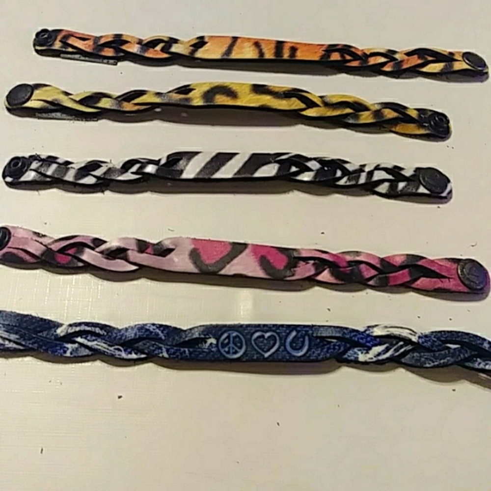 Handmade leather bracelets